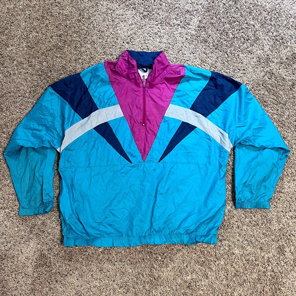 Vintage Adidas nylon windbreaker Size L